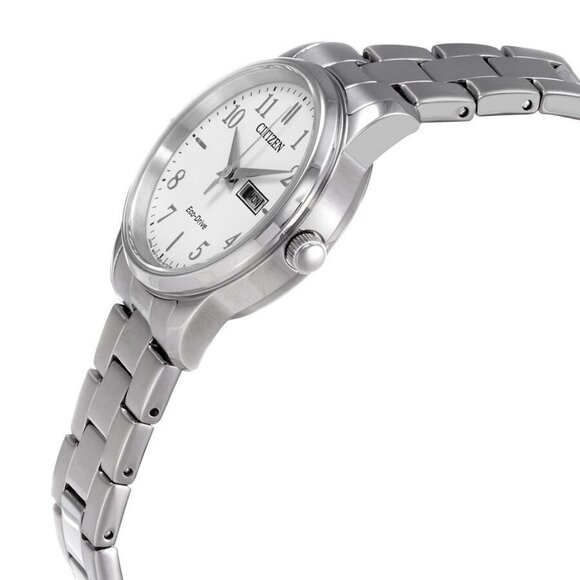 NWT Authentic Citizen Eco-Drive White Dial Women's Watch - Picture 2 of 3